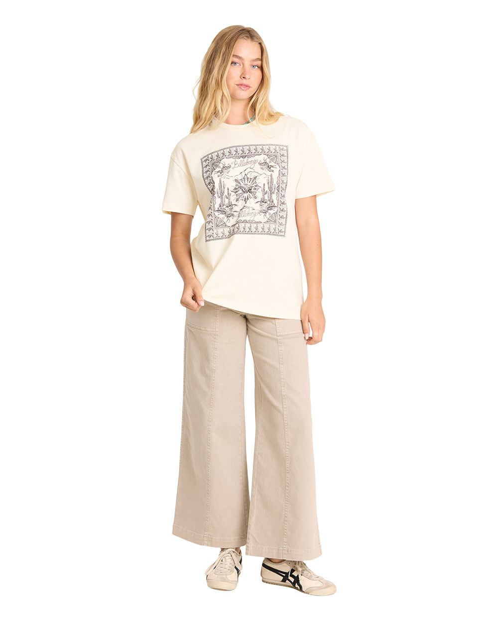 Billabong Heading West Tee || White Cap