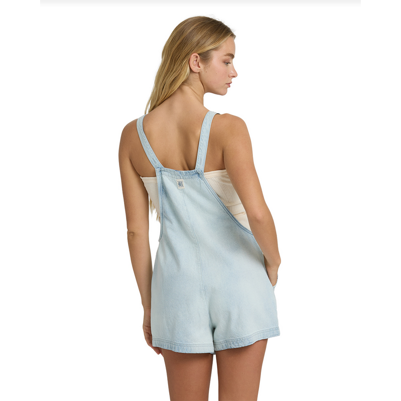 Billabong Beach Crush Denim Overall || Blue Mist