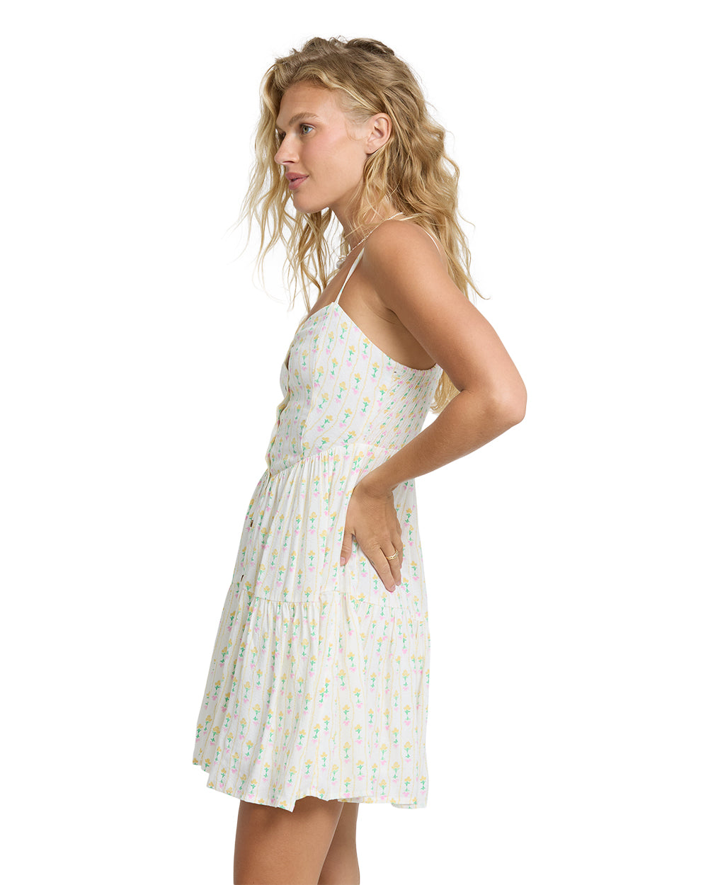 Billabong Prairie Days Mini Dress || Salt Crystal