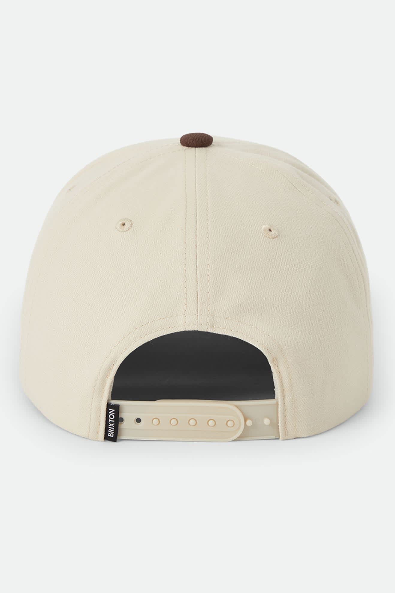 Brixton Leisure Snapback || Khaki/Coco