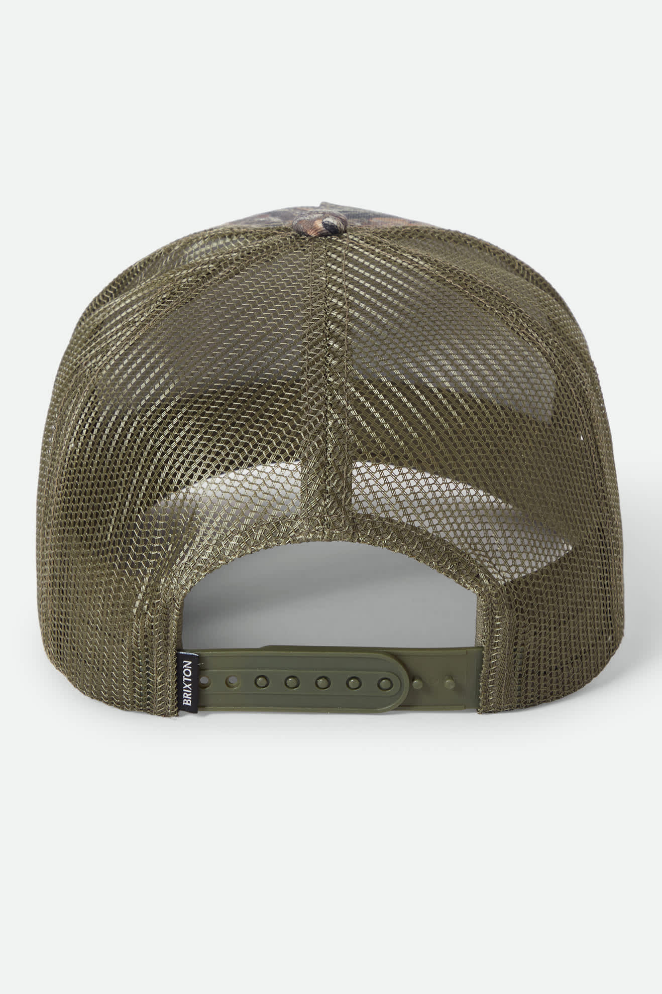 Brixton Hubal Trucker Hat || Tree Camo/Olive