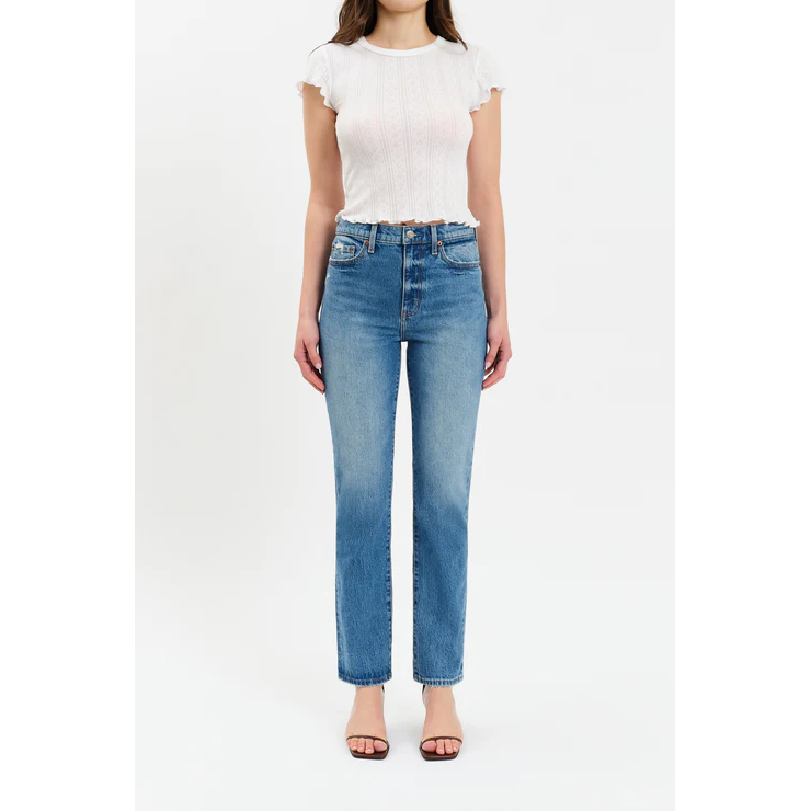 Daze slim straight jeans in a vintage wash
