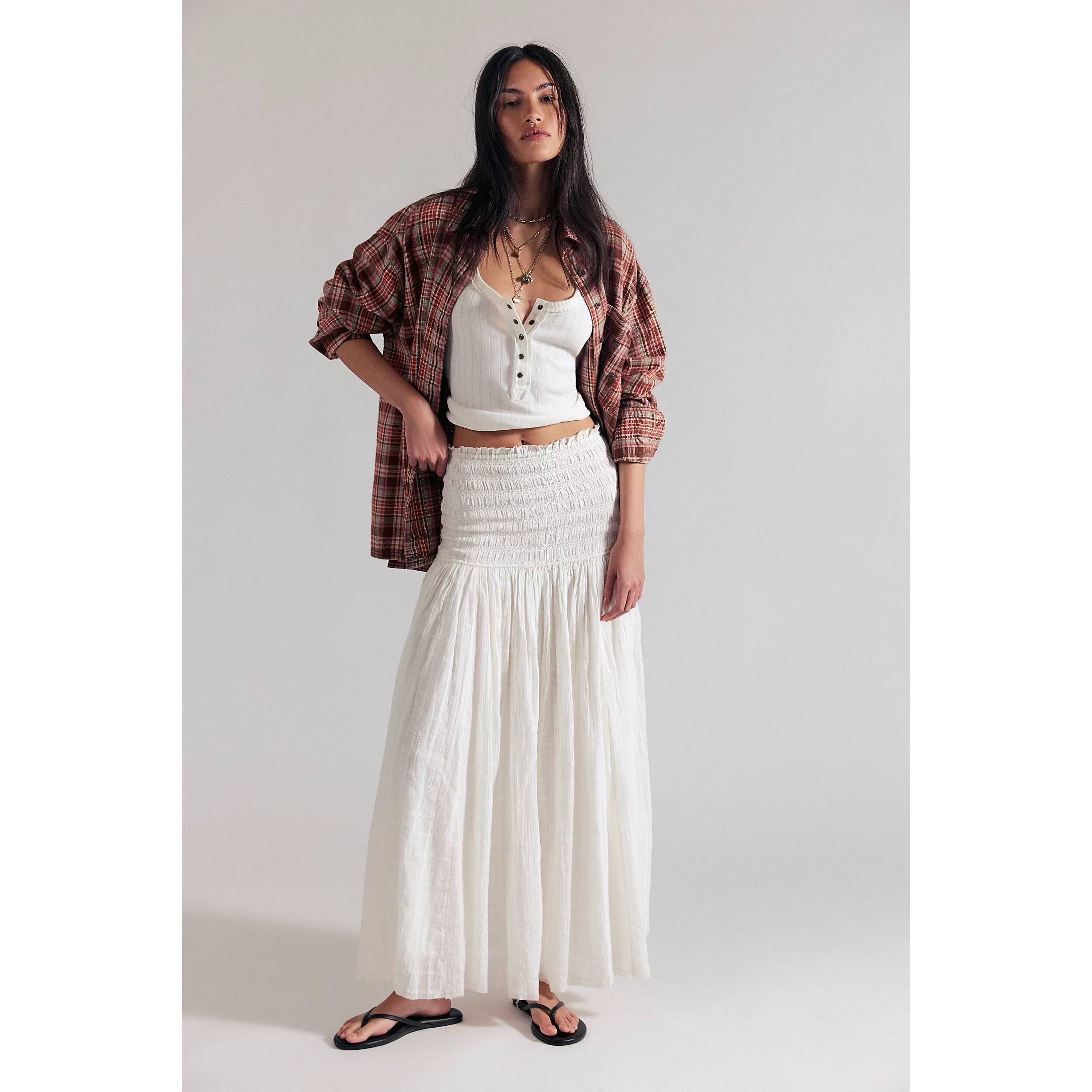 Free People convertible maxi skirt