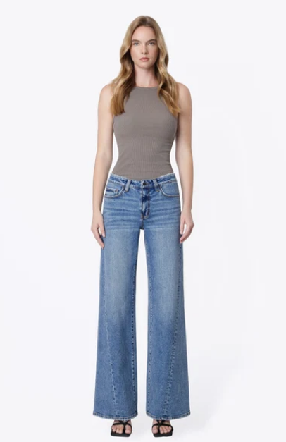 Flying Monkey twisted seam jeans