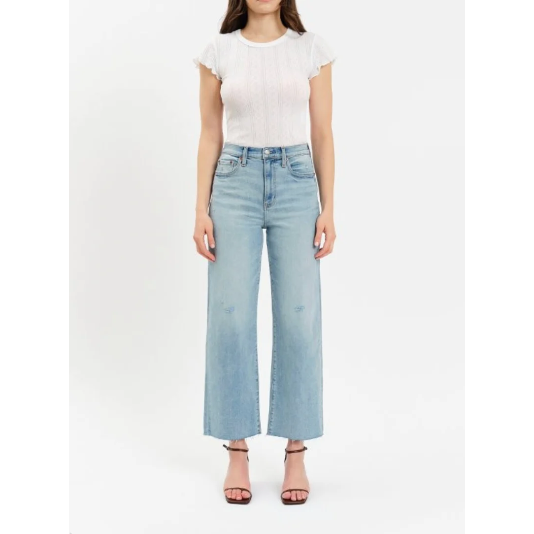 Daze Denim high rise wide leg