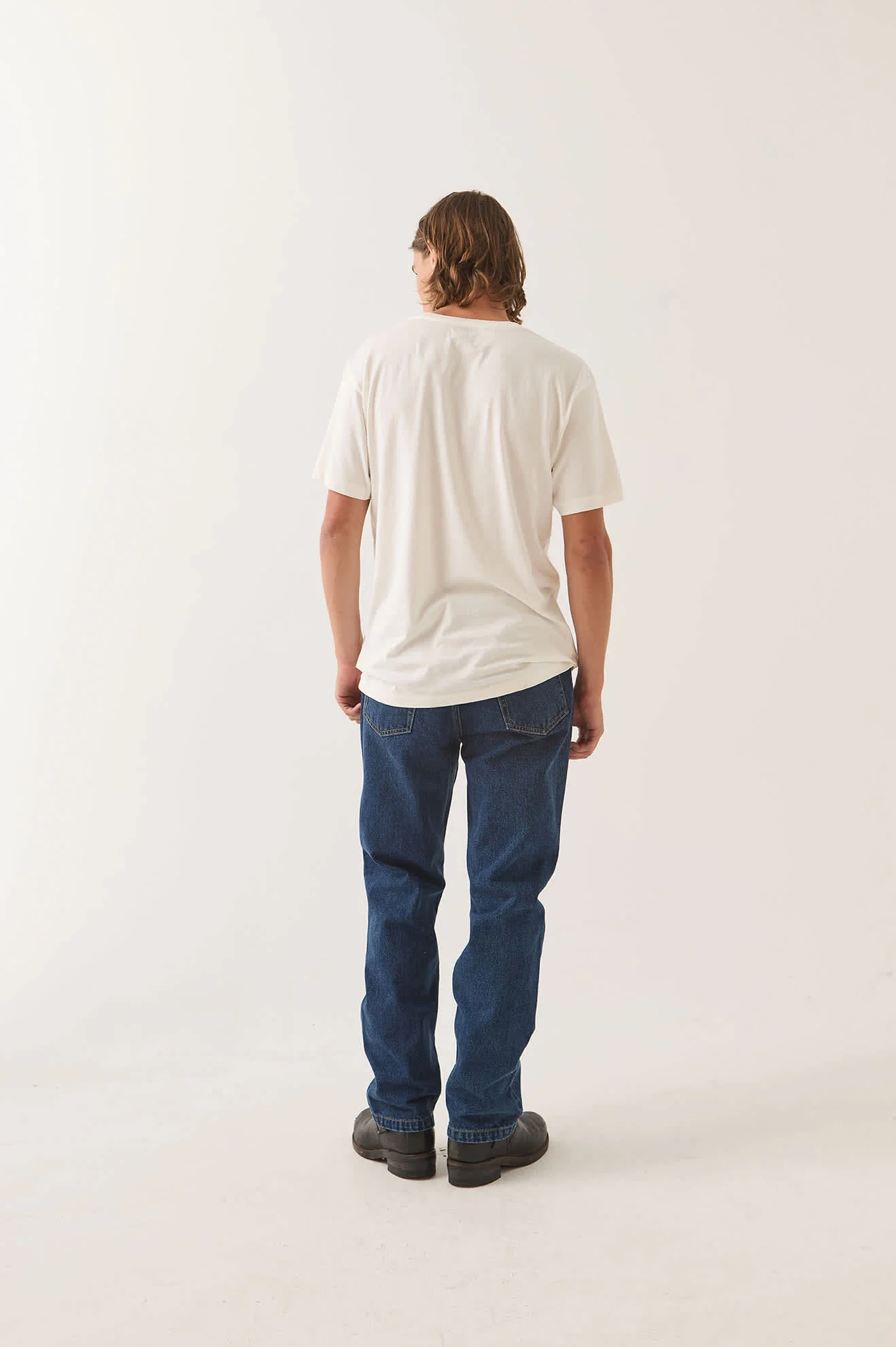 Brixton Baseline Pocket T-Shirt || Off White Vintage Wash