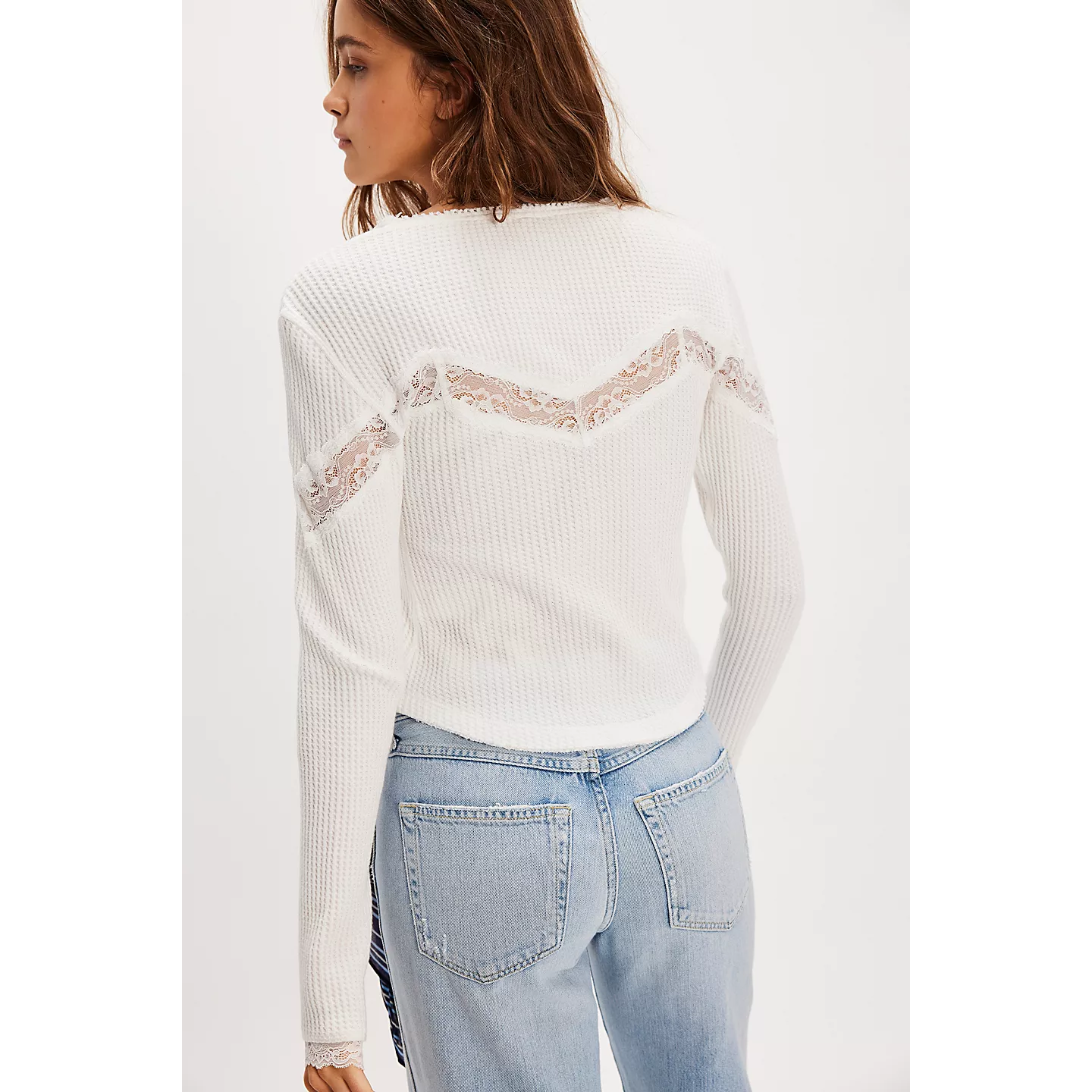 Free People Let's Party Cardi || Clean Ivory