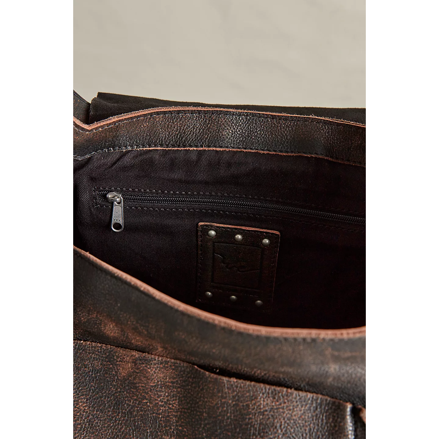 Free People Leigh Distressed Hobo || Aged Graphite