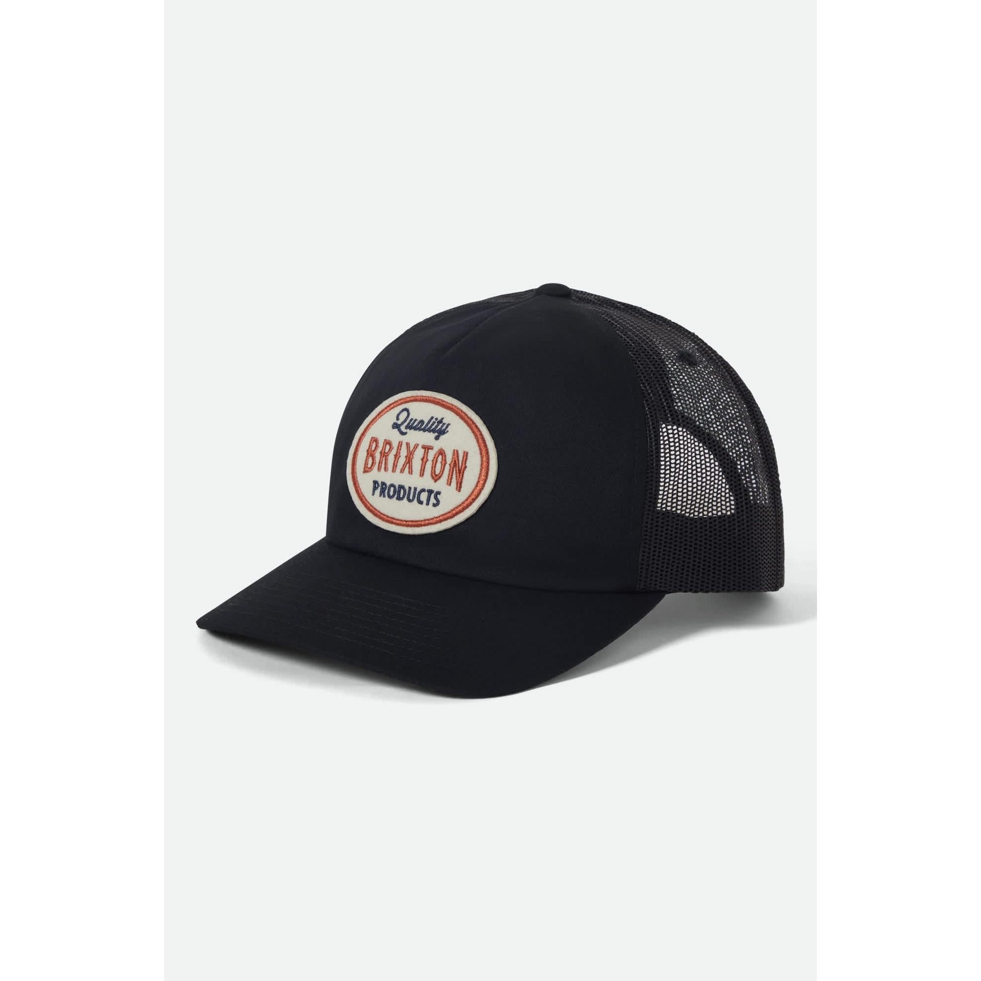 Brixton trucker hat, mesh back trucker hat