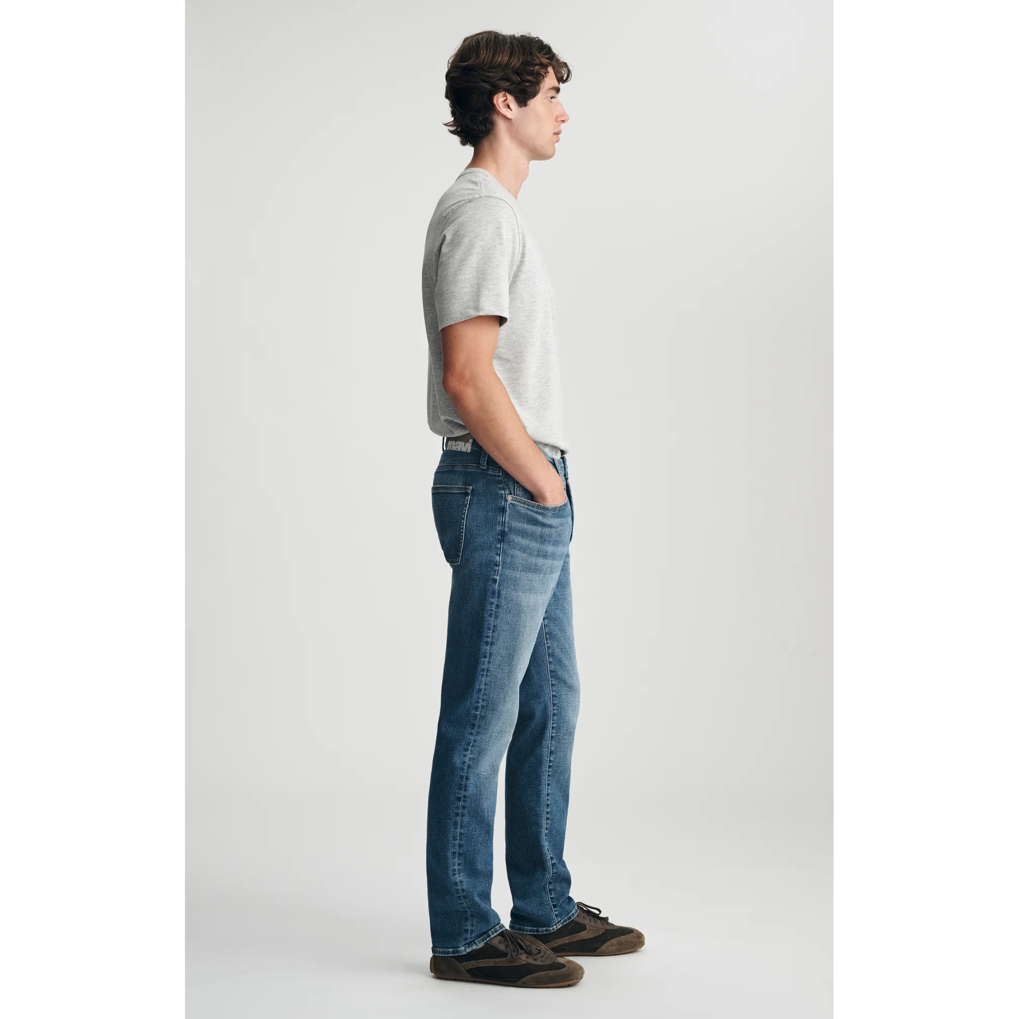 Mavi Marcus Slim Straight Regular Rise | Mid Brushed Classic Vintage