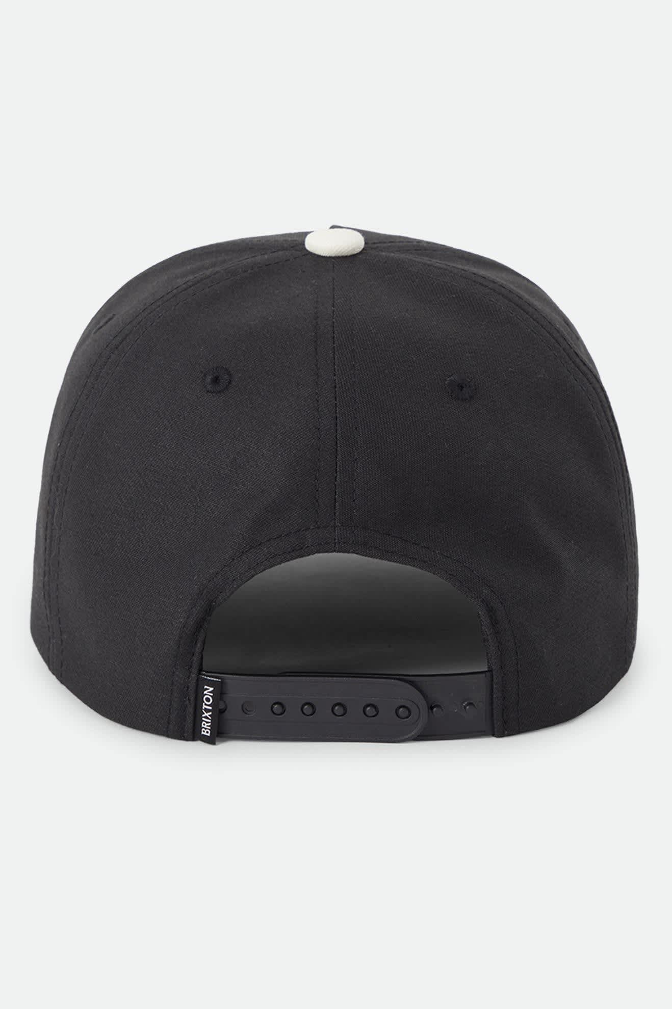 Brixton Leisure Snapback || Black/Whitecap