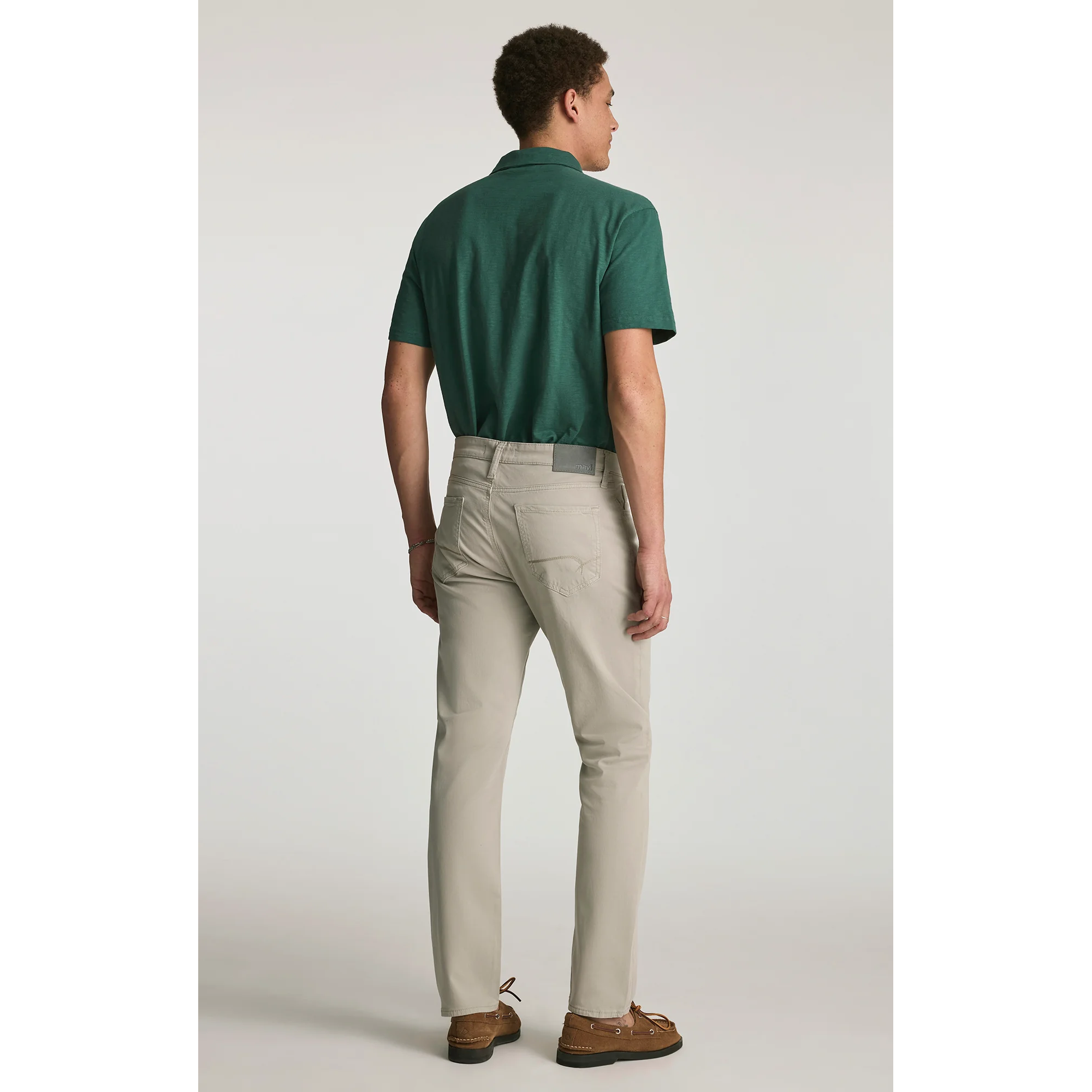 Mavi Zach Straight Leg Pants || Stone Twill