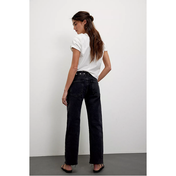 Free People Risk Taker Mid Rise Jeans || Main Squeeze