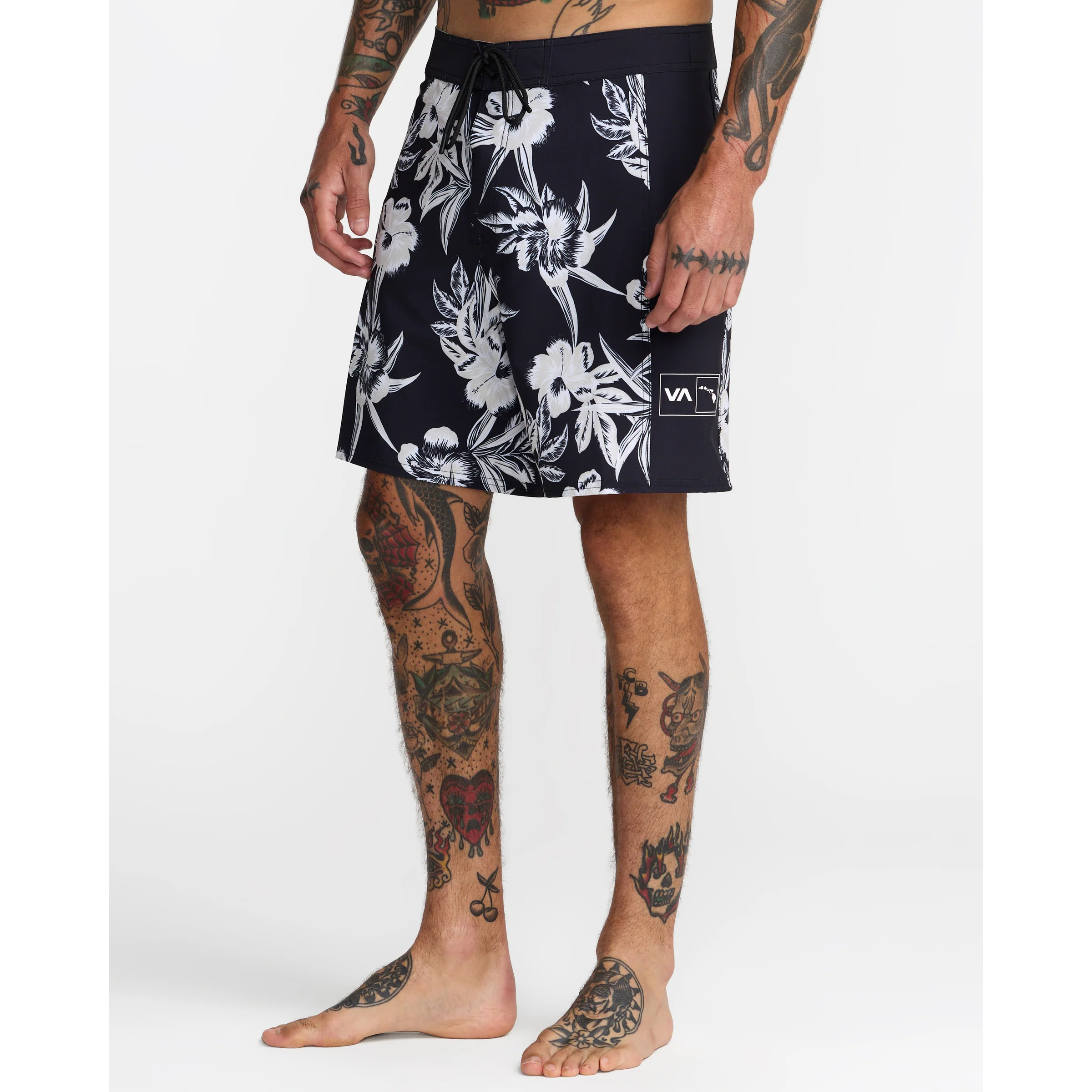 RVCA Apex 2 Trunks || Black Floral