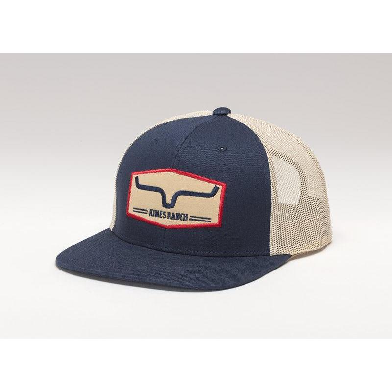 Kimes ranch navy blue trucker hat