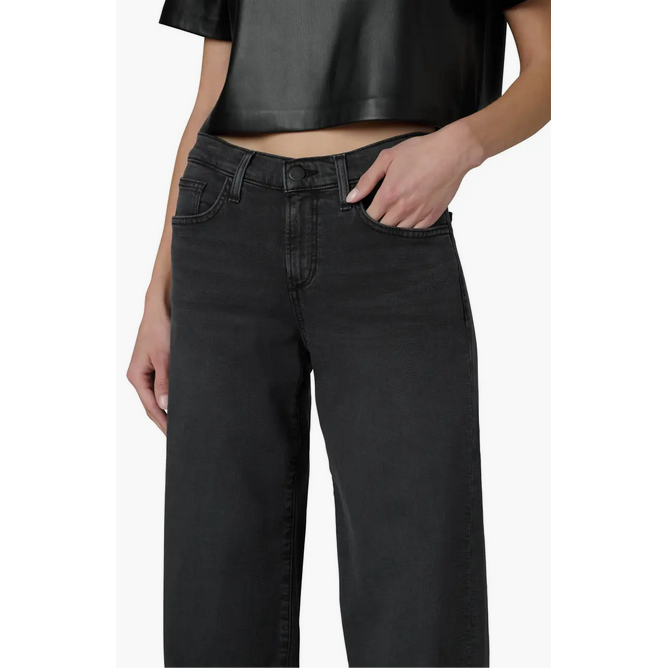 Joe's Jeans The Lou Lou Low Rise Wide Leg || Black Cat