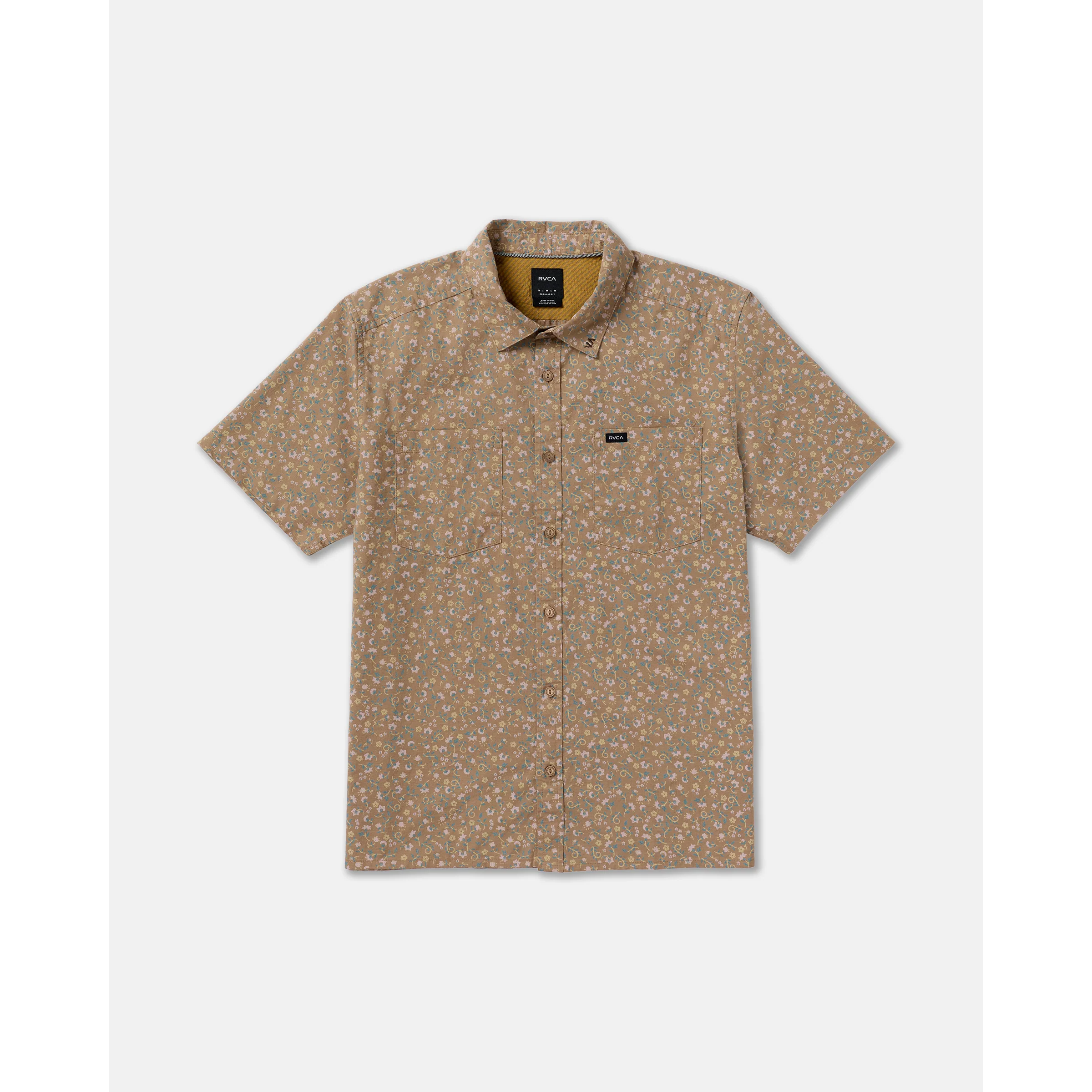 RVCA Breezy Short Sleeve Shirt || Coyote