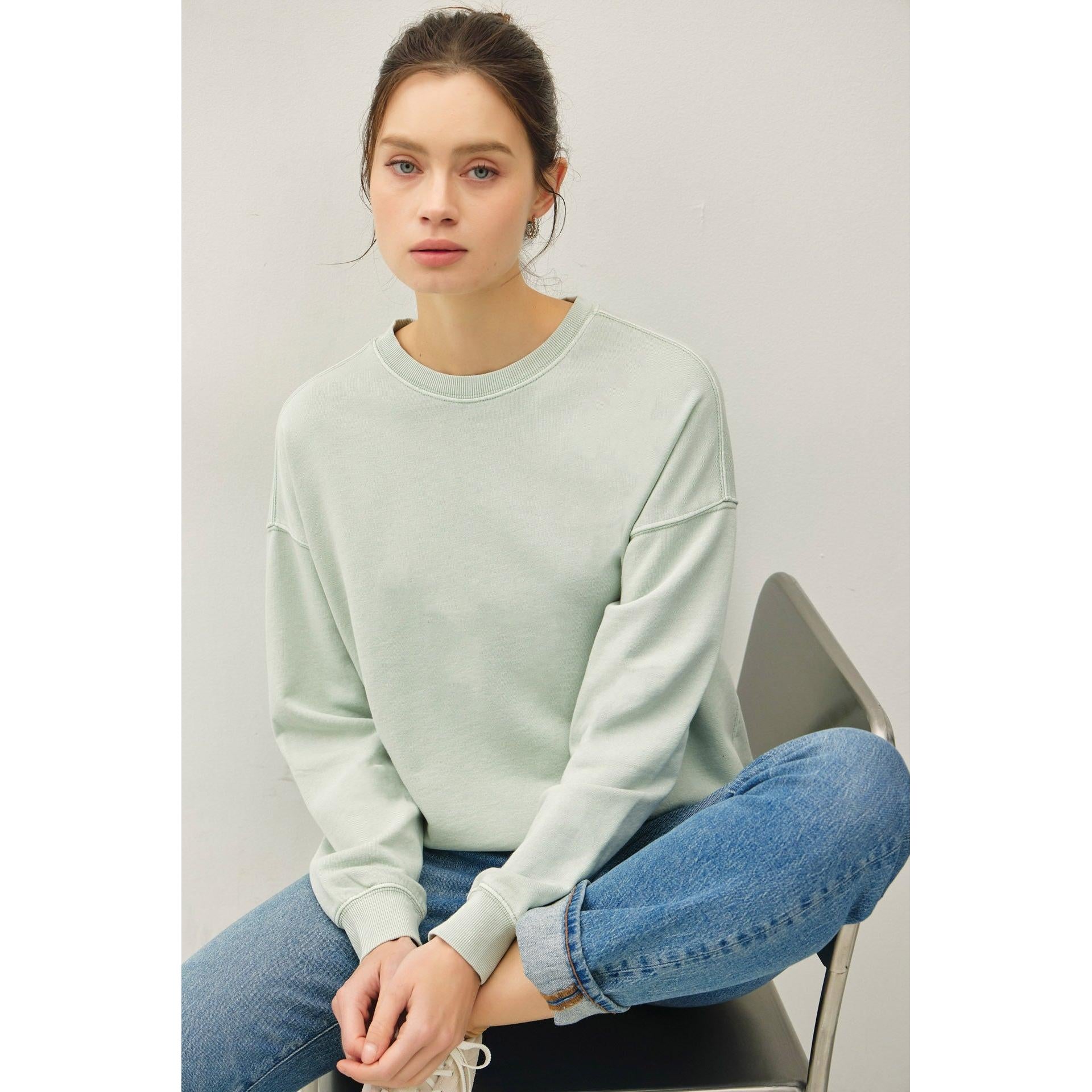 soft terry sweatshirt 