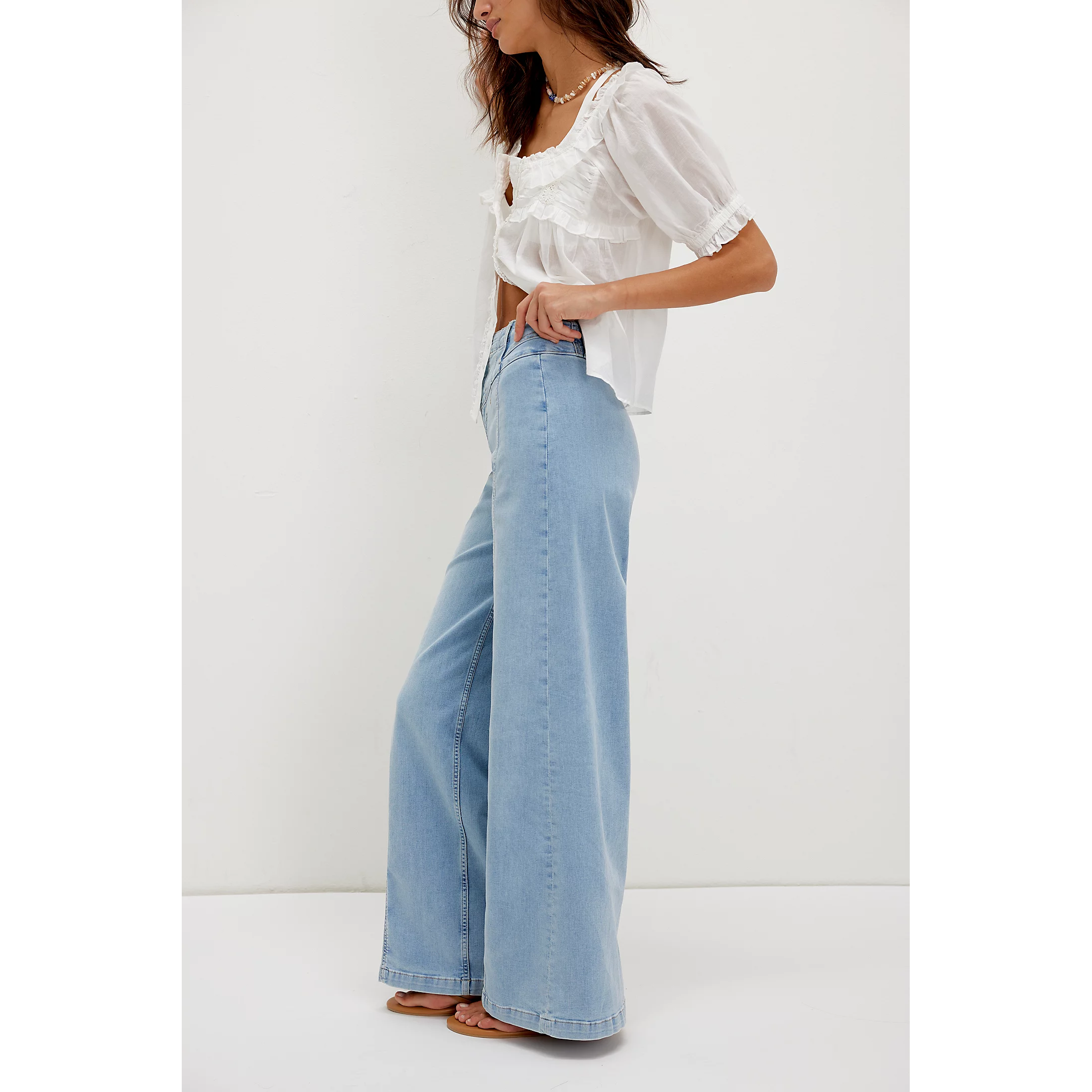 Free People Libre Wide-Leg Jeans || Palermo