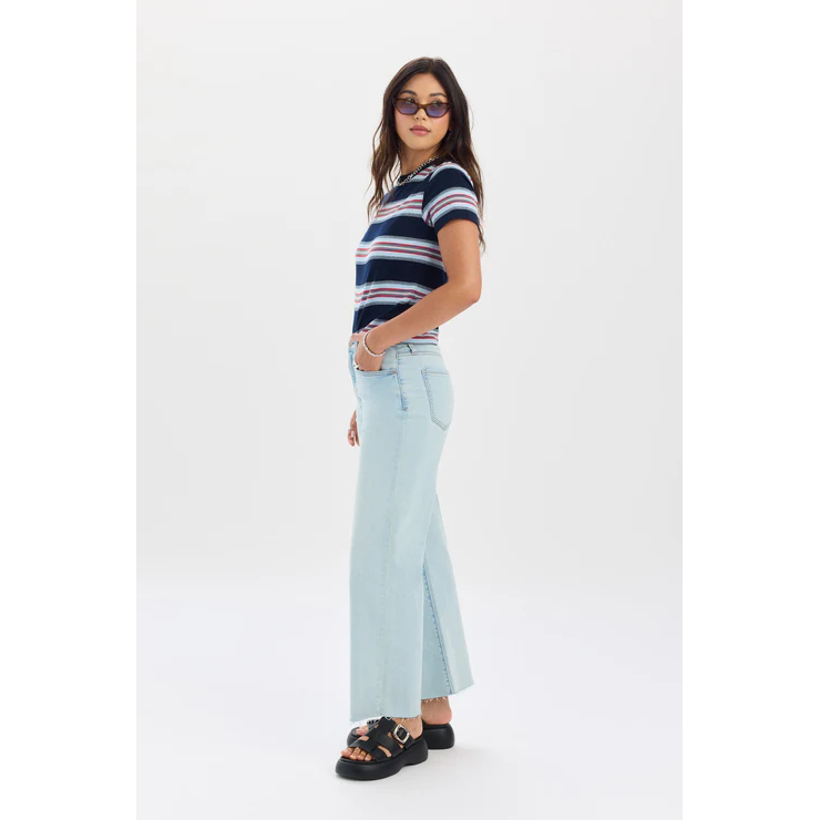 DAZE Pleaser High Rise Wide Ankle ||  Detour