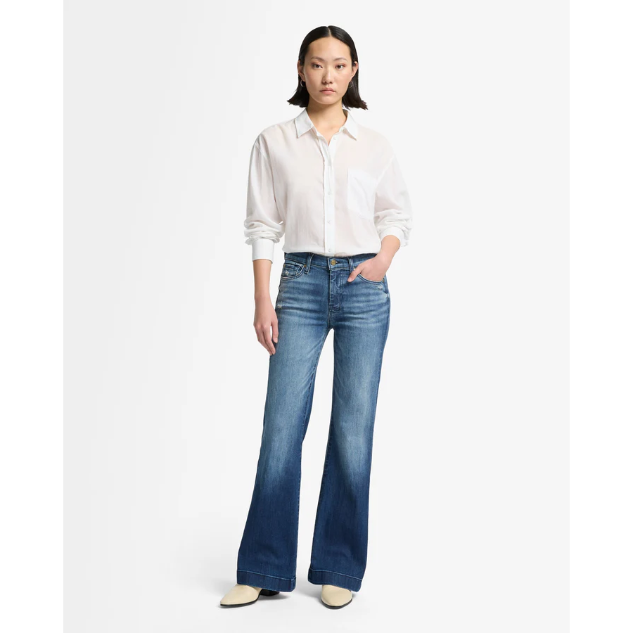 7 For All Mankind Tailorless DOJO || Lake Blue