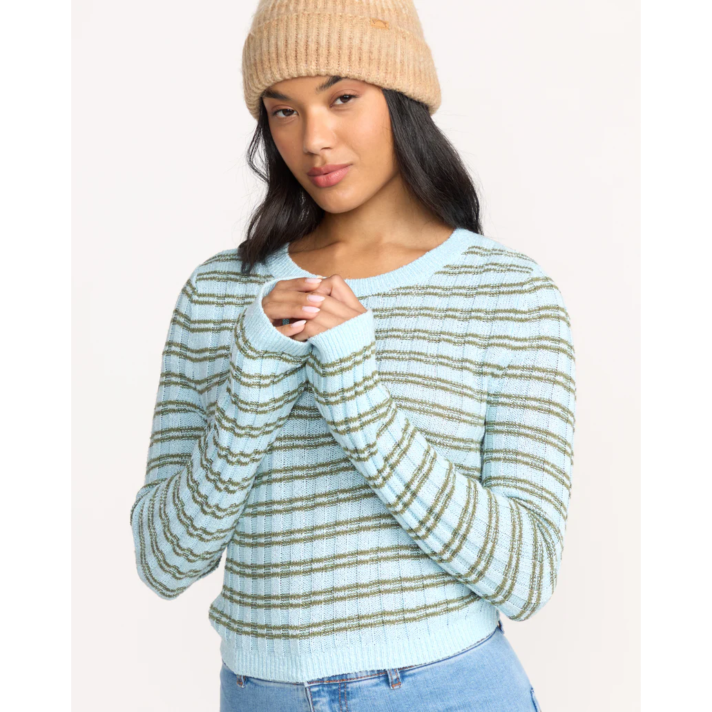 Billabong Clare Sweater || Misty Blue