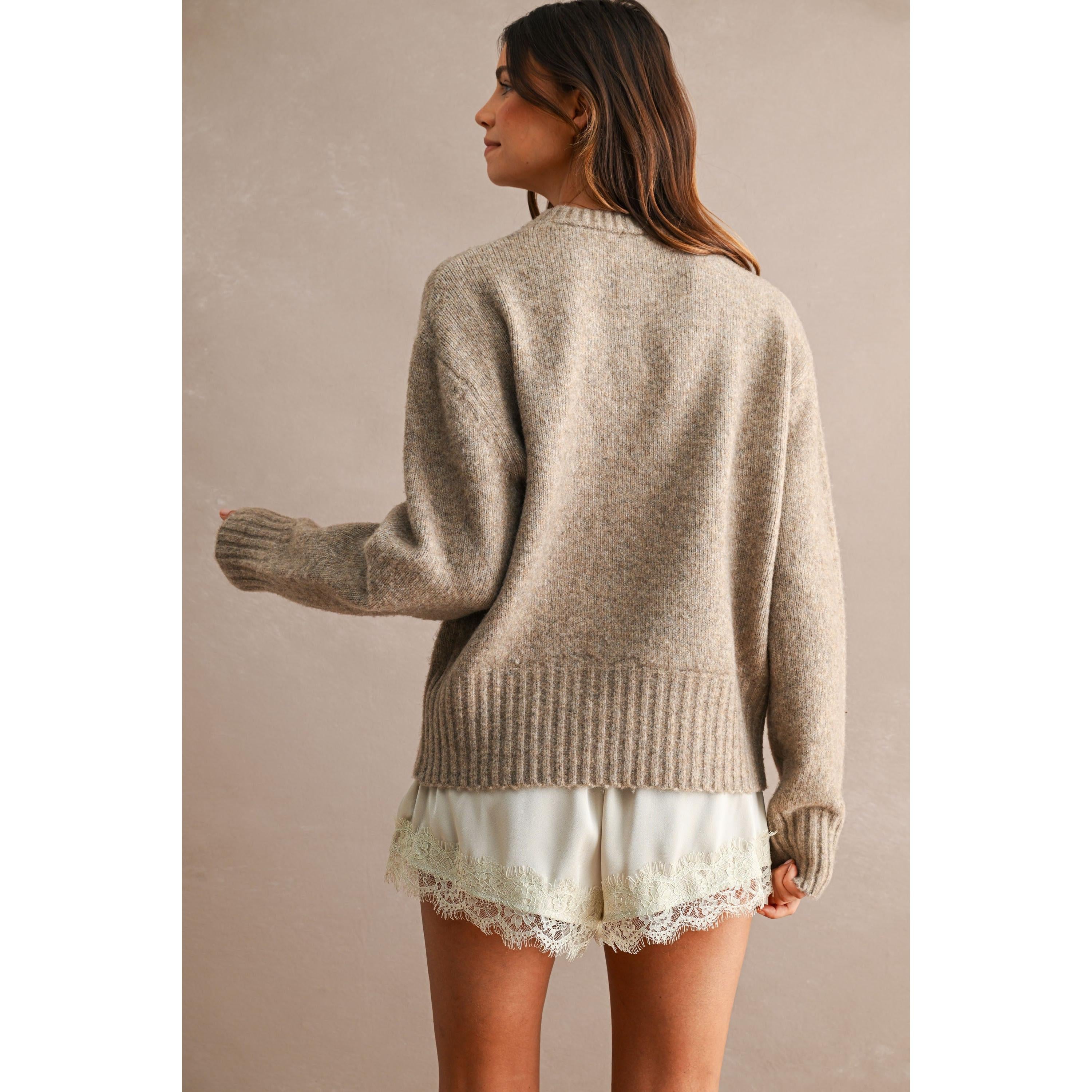 Long Sleeve Crewneck Sweater