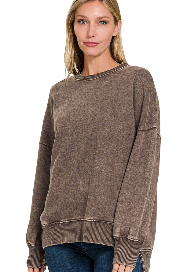 fleece sweatshirt