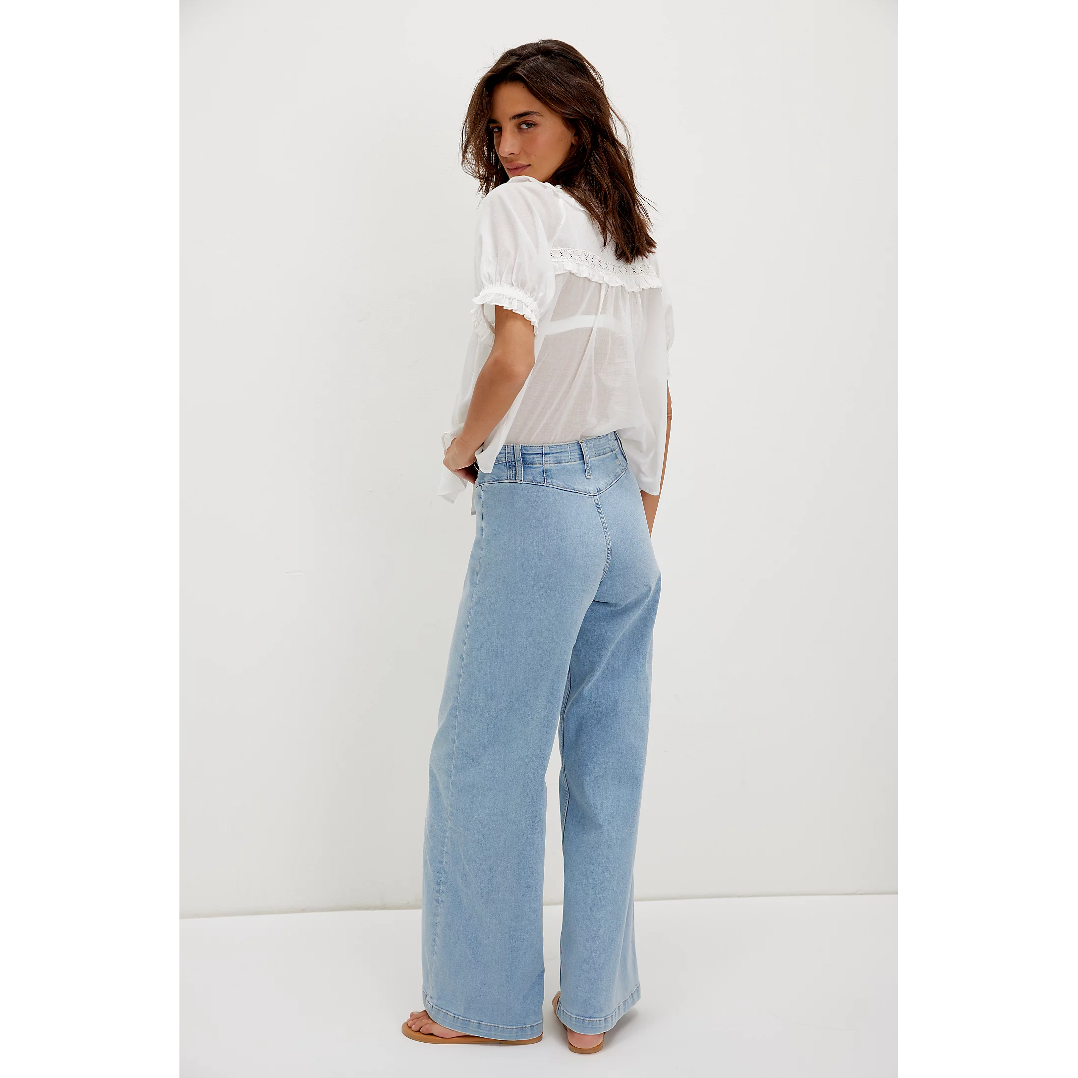 Free People Libre Wide-Leg Jeans || Palermo