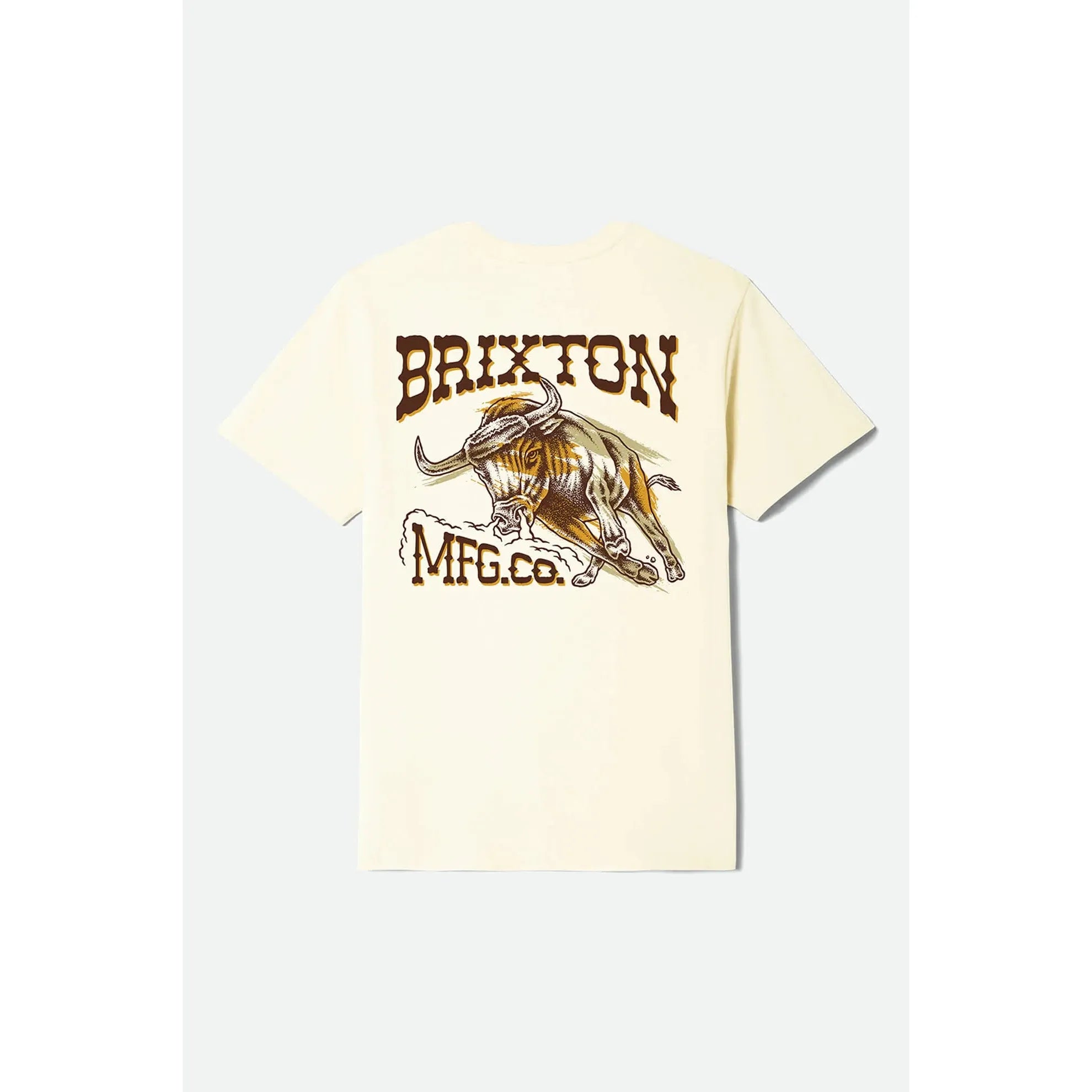 Brixton Barquero Standard Tee || Cream