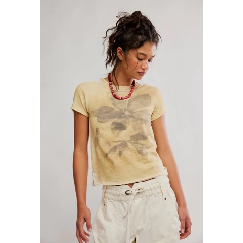 free people flower tee