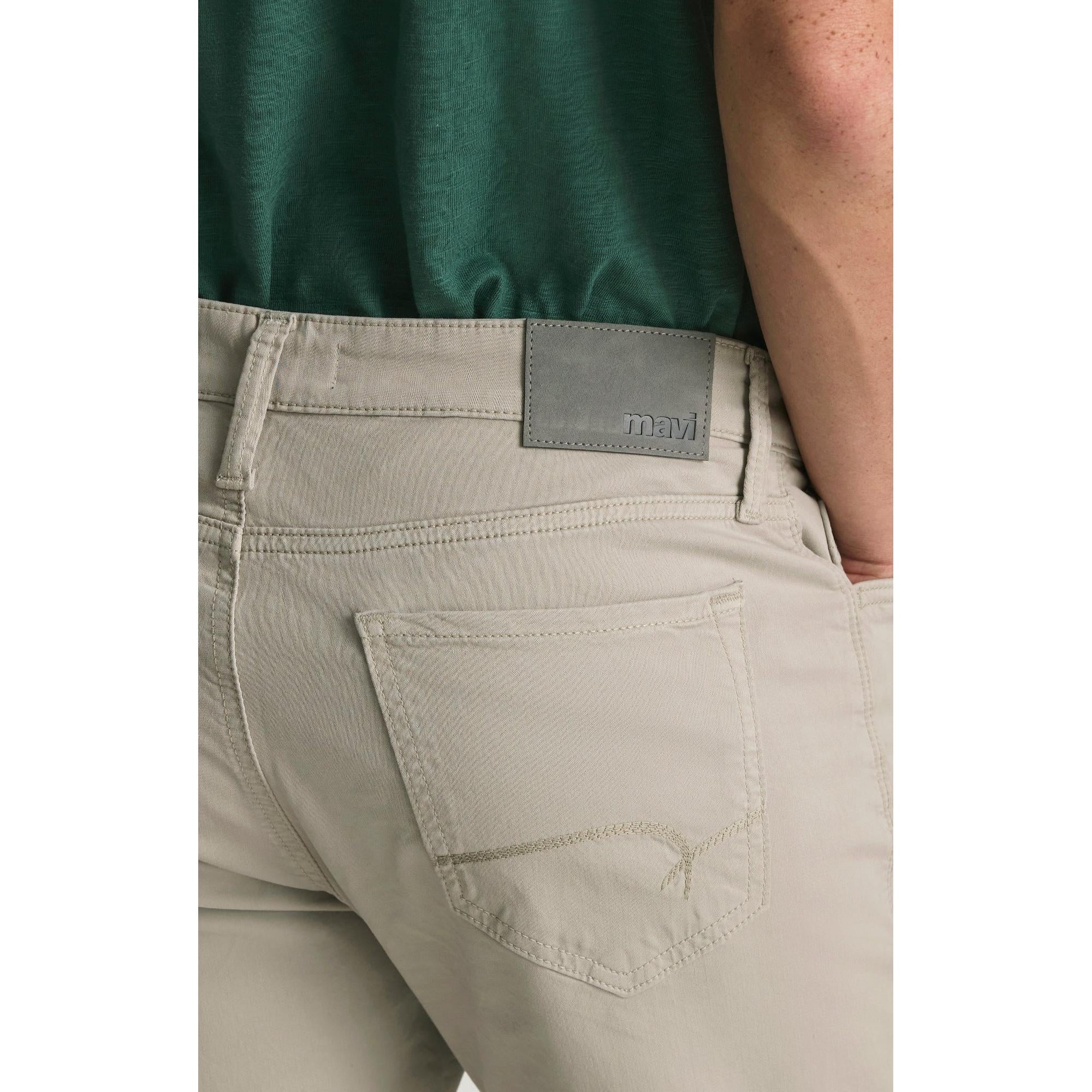Mavi Zach Straight Leg Pants || Stone Twill
