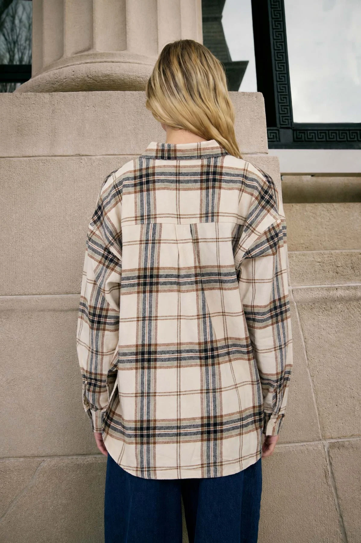 Plaid Button Down Flannel Shirt