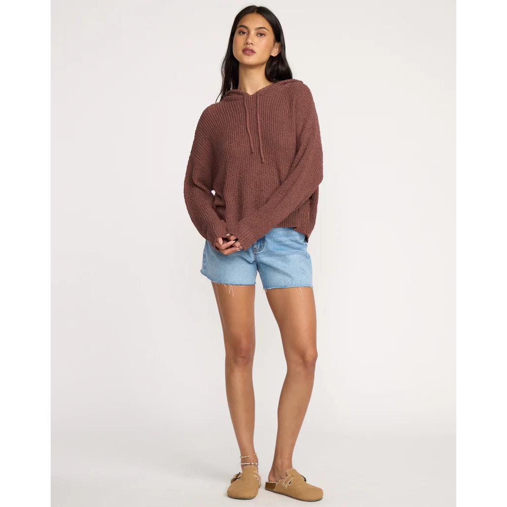 Billabong Hot Beachin Hooded Sweater || Espresso