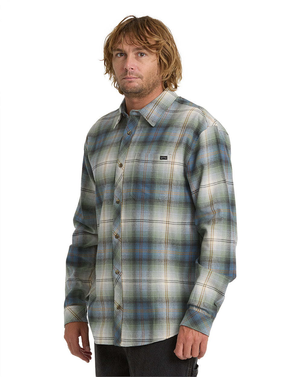 Billabong Coastline Flannel || Sea Spray
