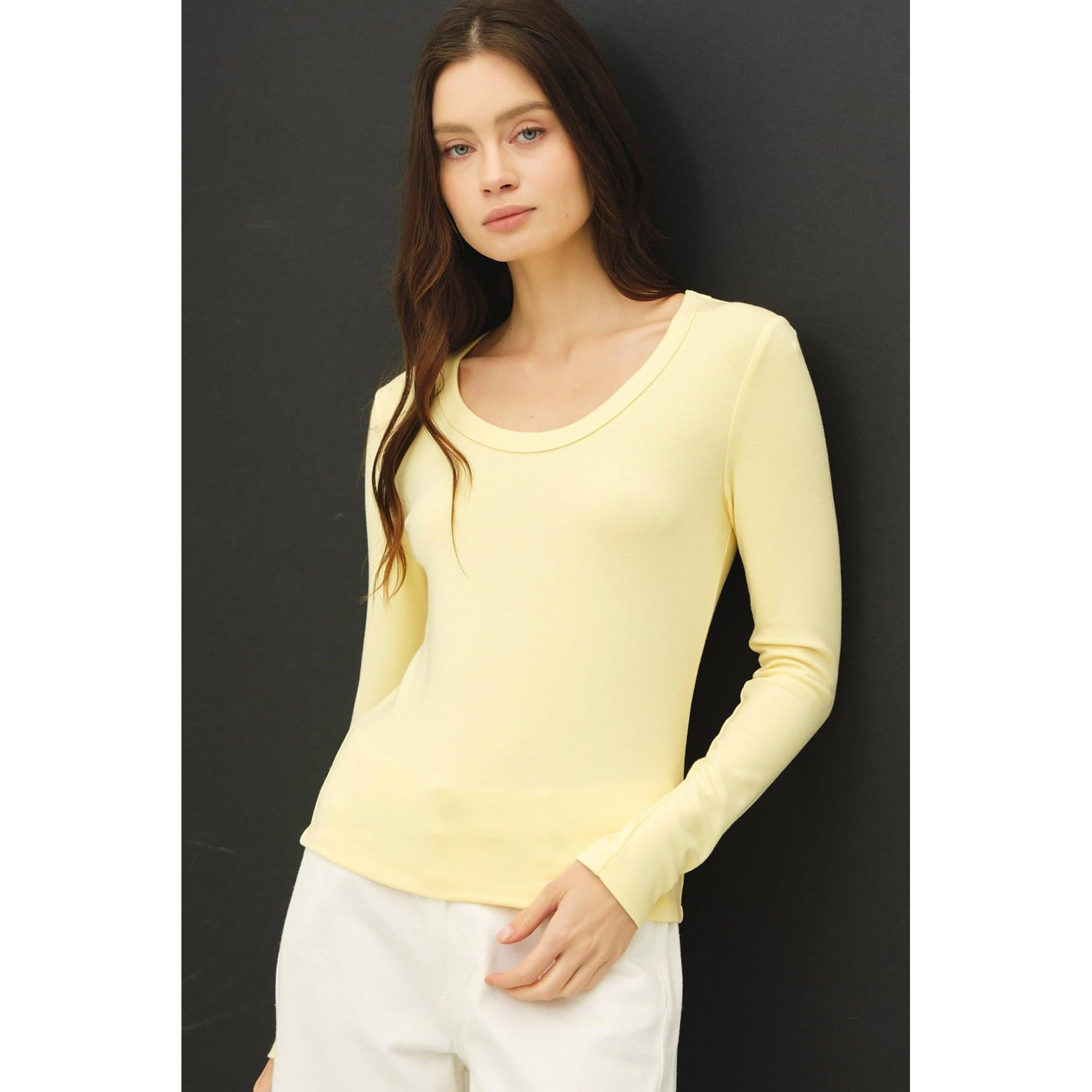 soft jersey long sleeve butter