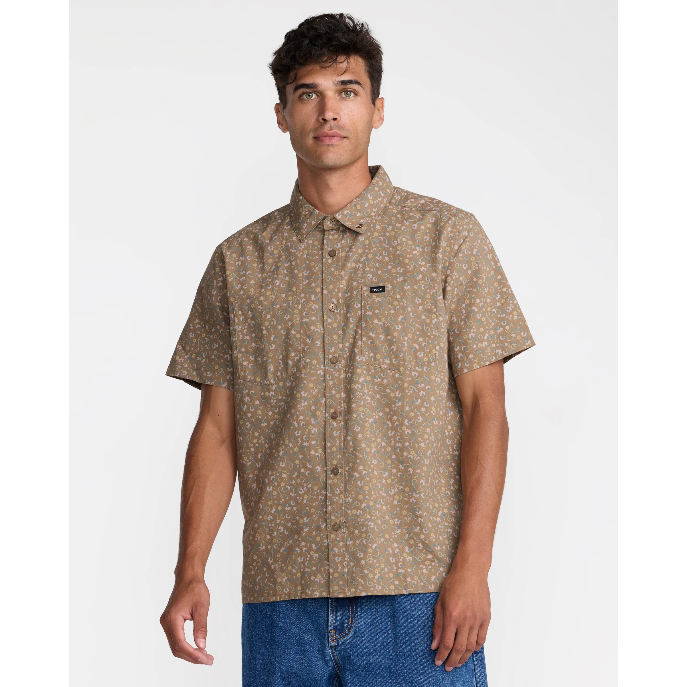 Men's RVCA short sleeve button up