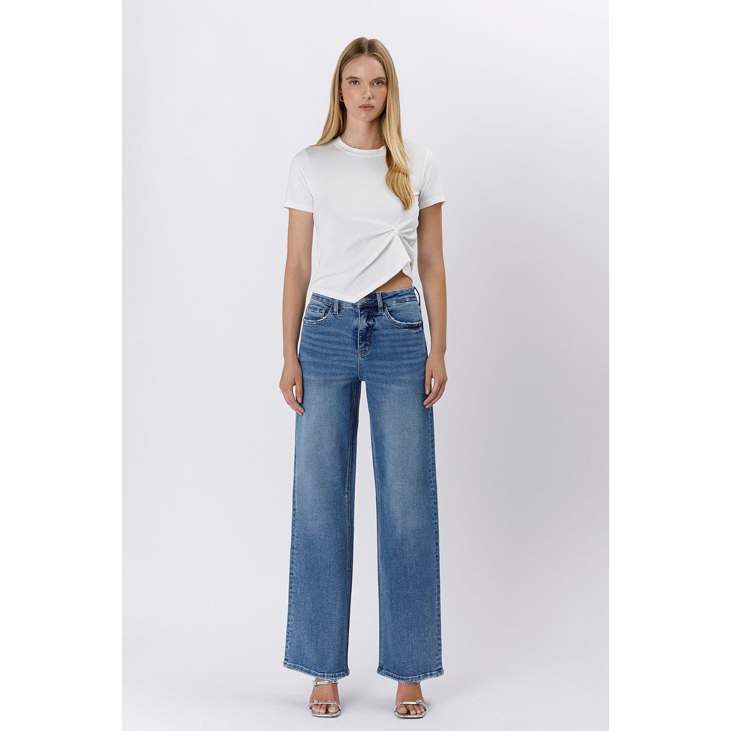 Vervet Tummy Control Super High Rise Baggy Wide || Supreme