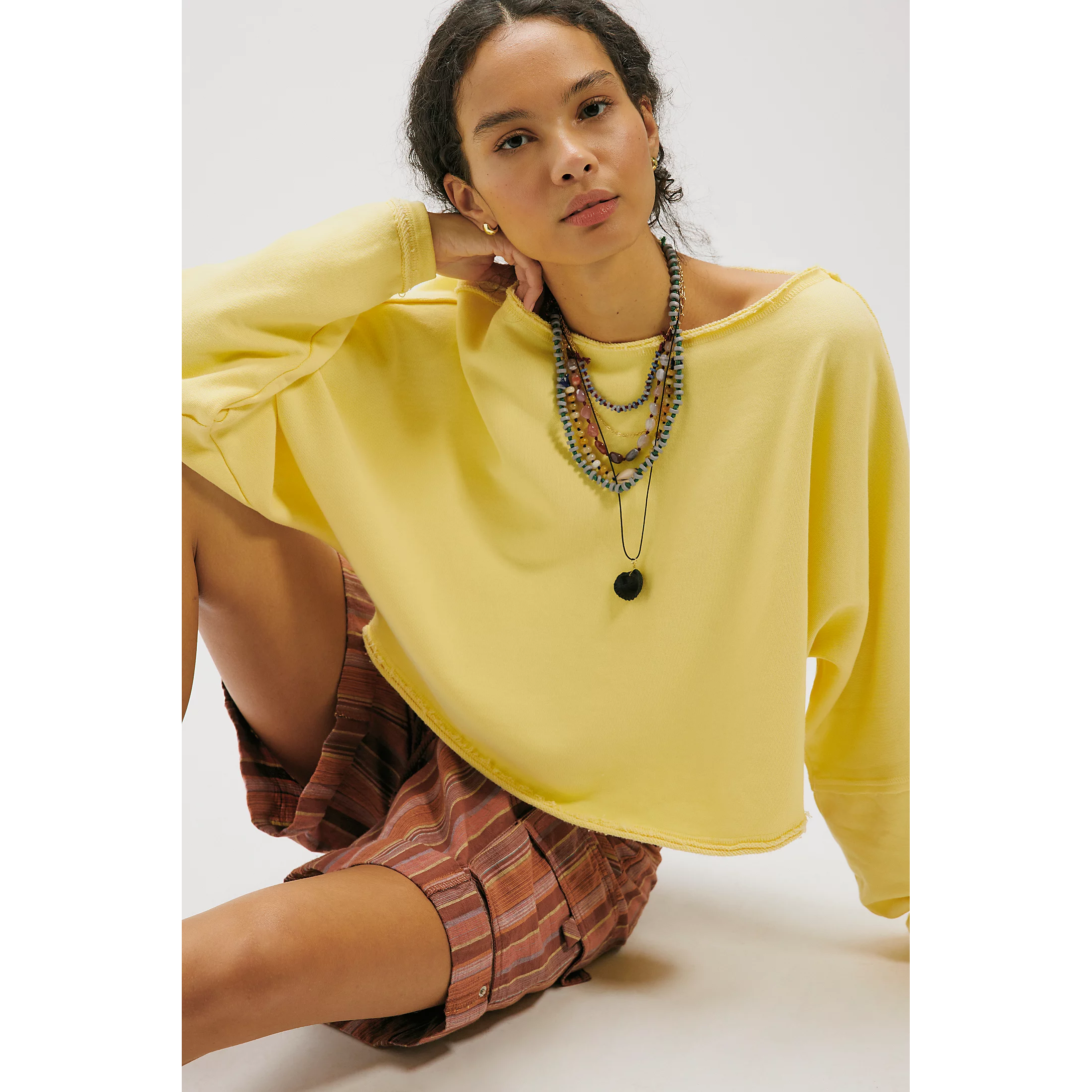 Free People To The East Pullover || Double Butter