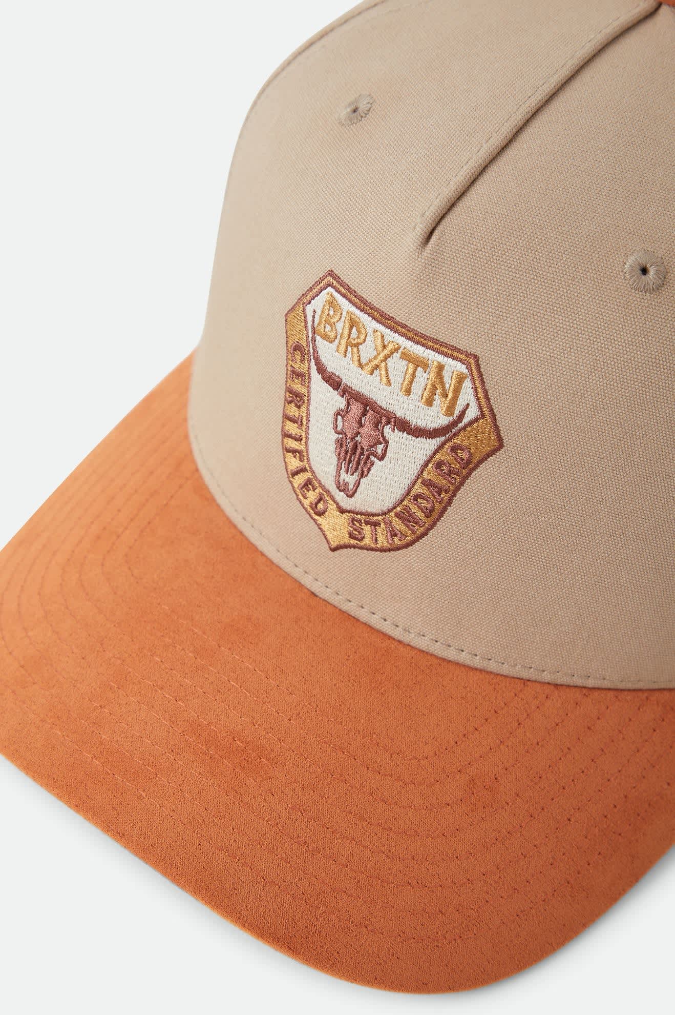 Brixton Fraser Snapback ||  Olive Stone