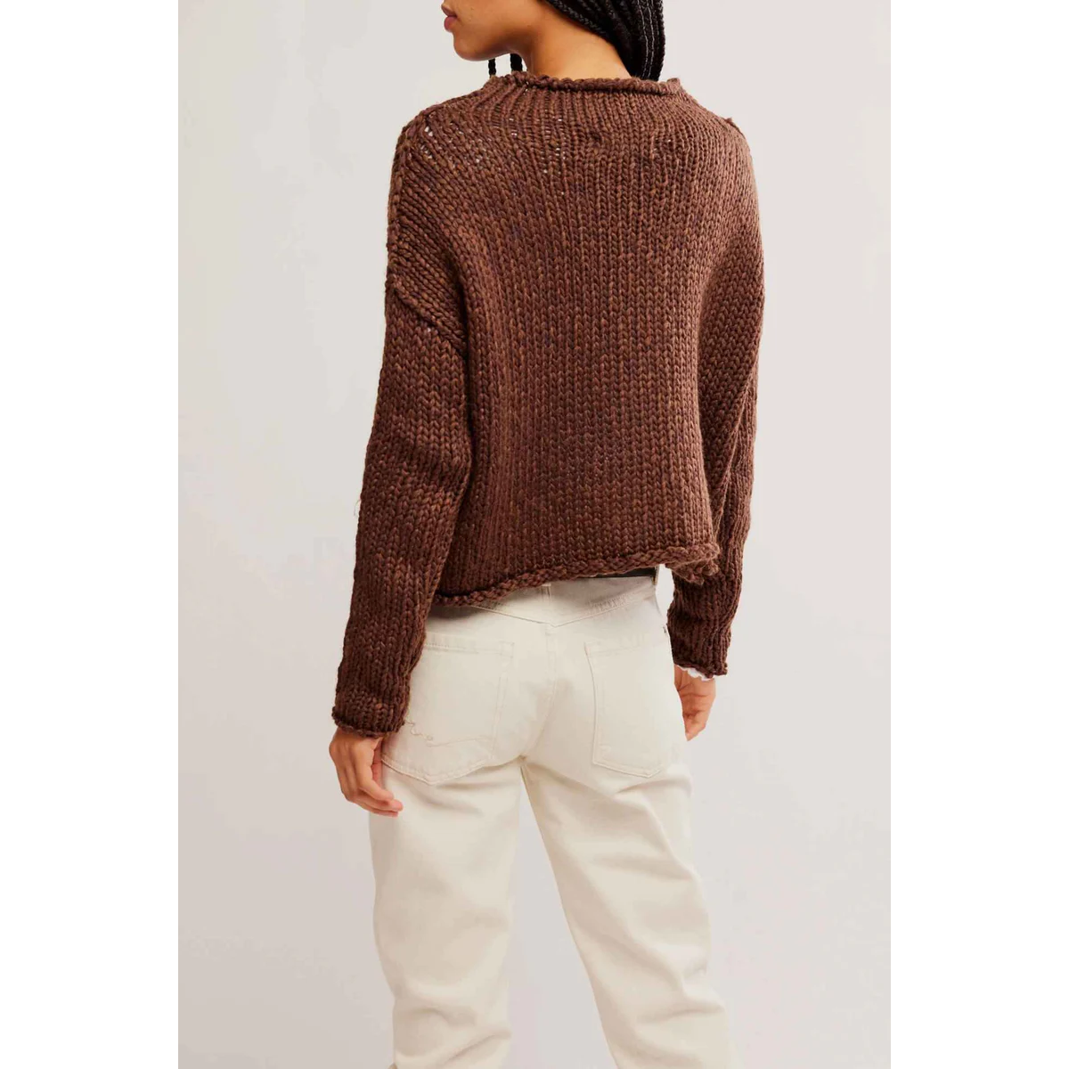 Free People Opal Sweater || Chocolate