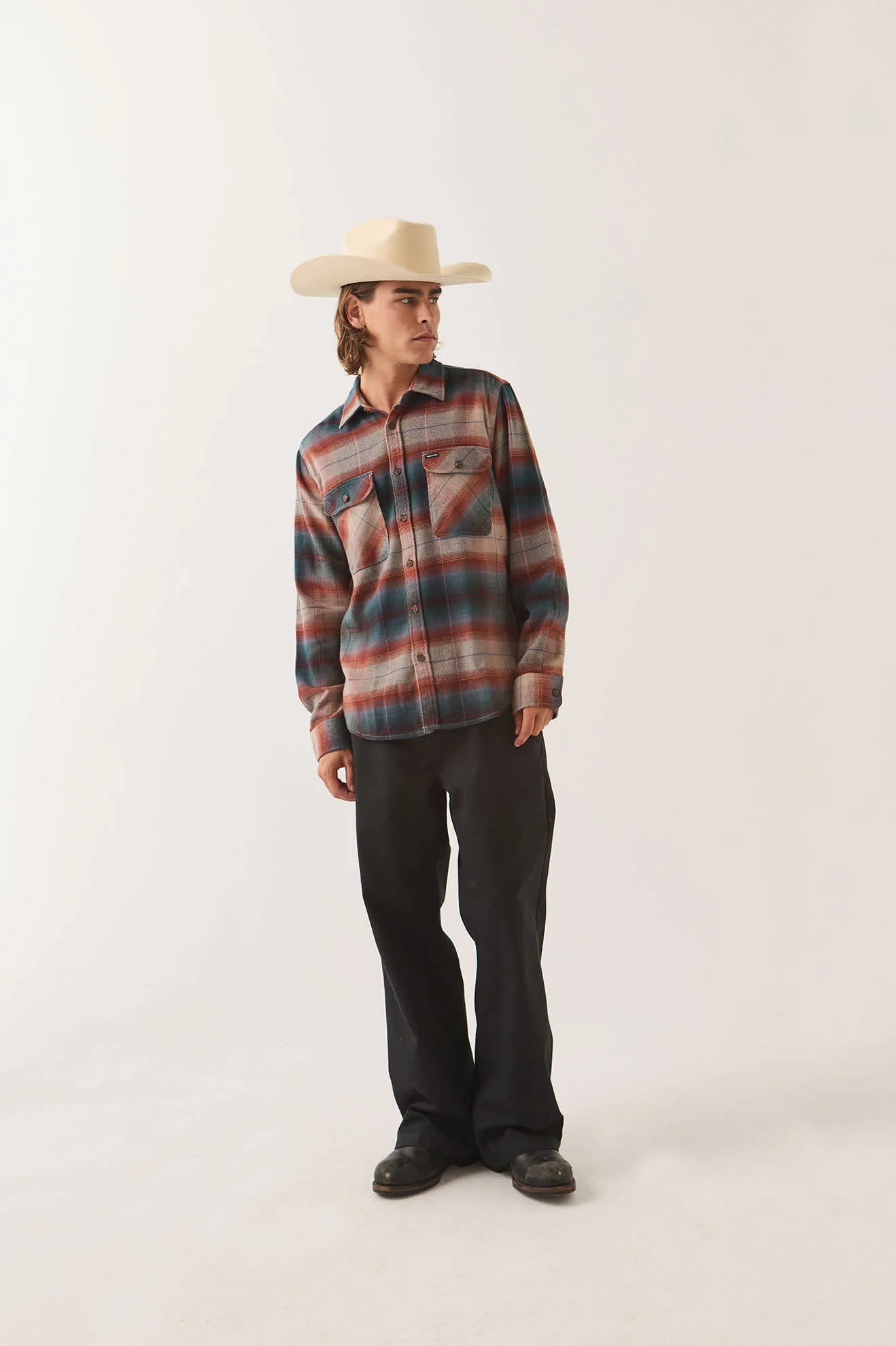 Brixton Bowery Plaid Flannel