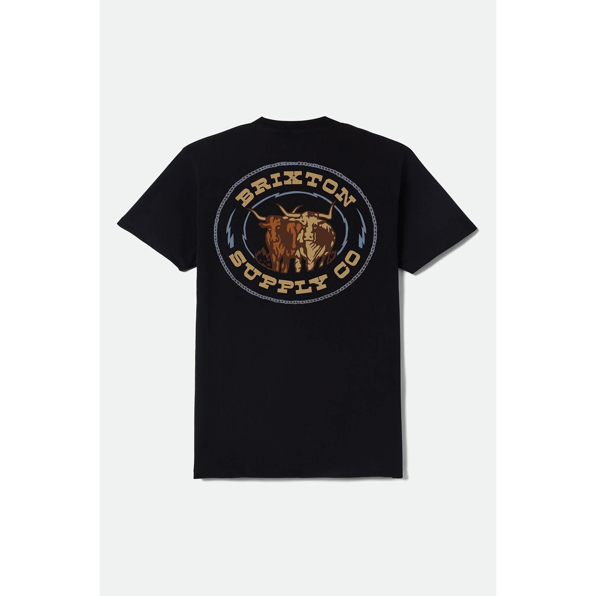 Brixton Steele Standard Tee || Black