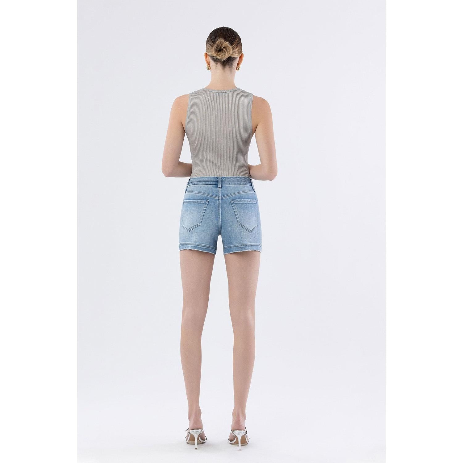 Lovervet High Rise Seamless Patch Pocket Shorts || Dutifully