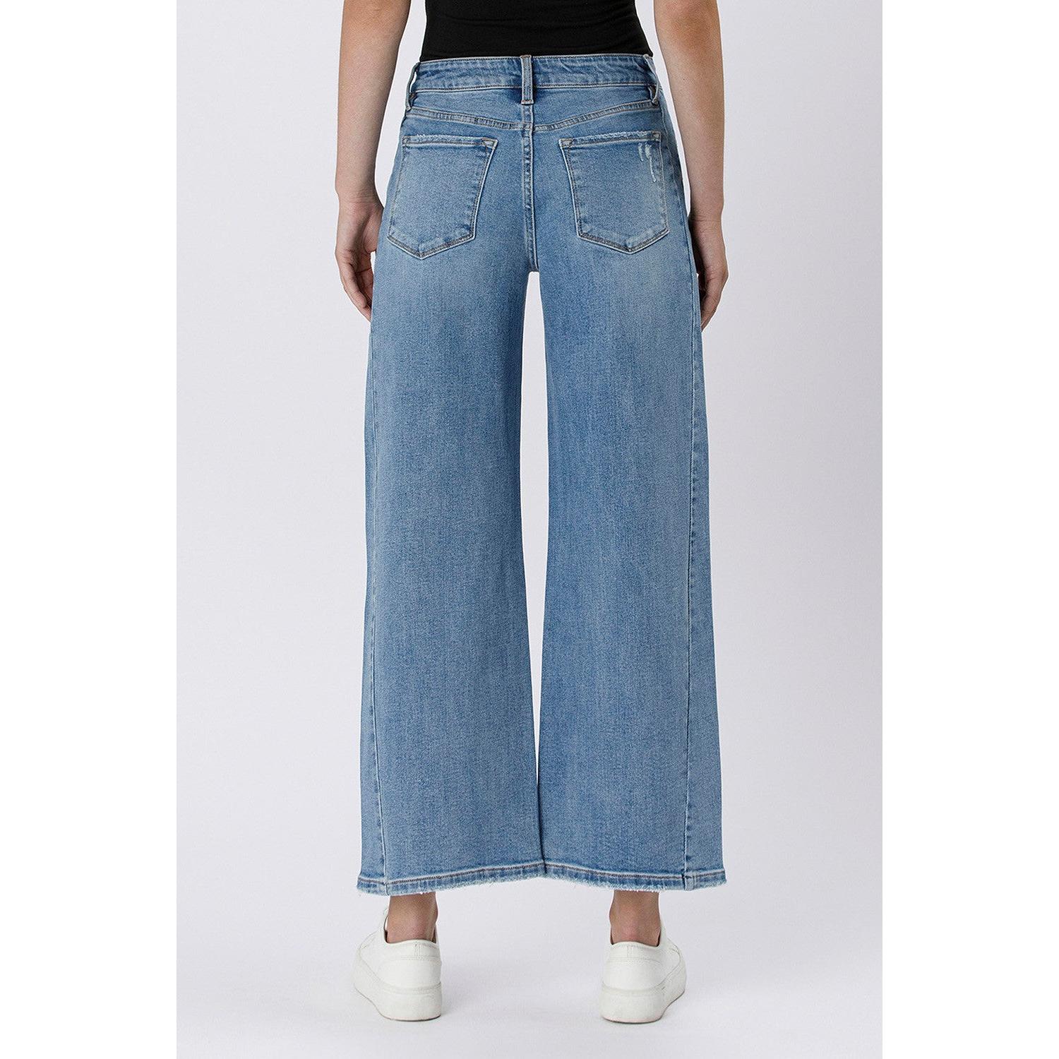 Lovervet High Rise Baggy Wide Jeans || Ideally