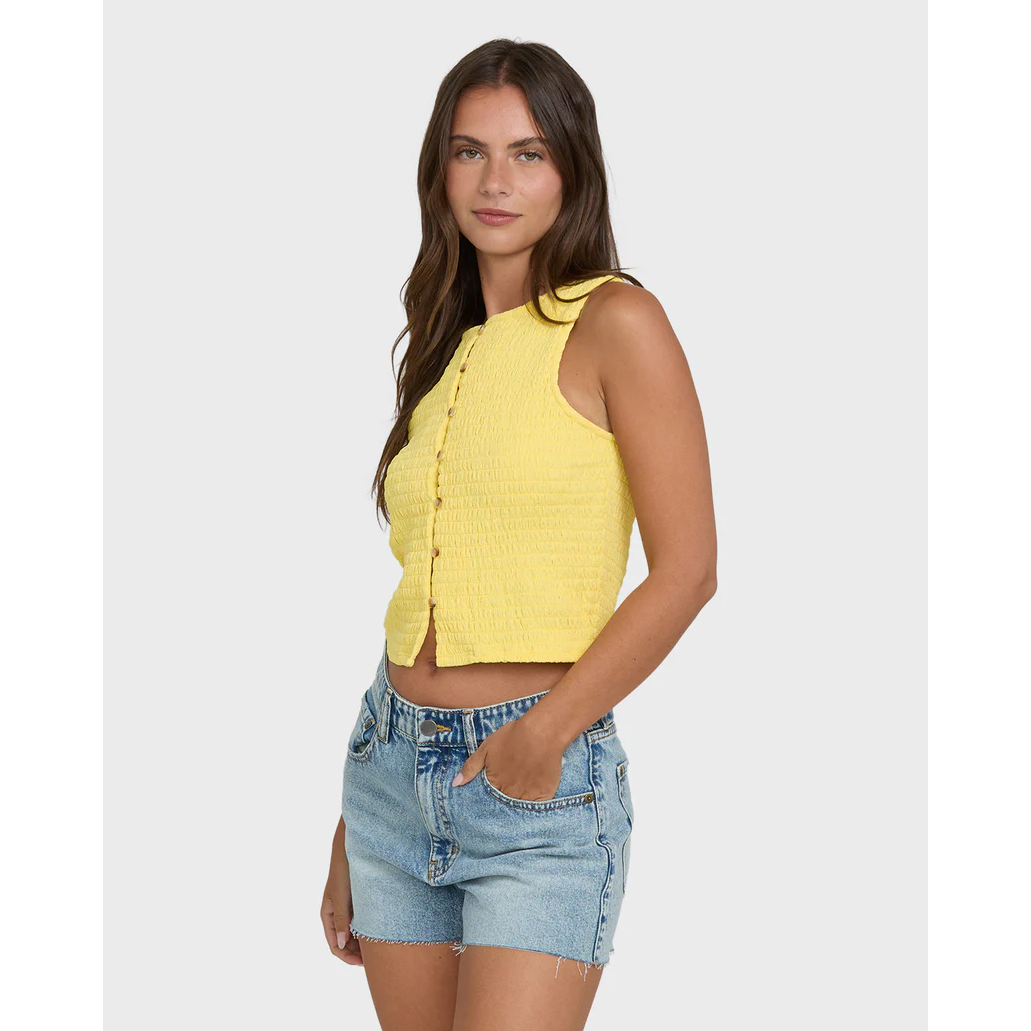 Billabong Kelsey Tank Top || Yellow