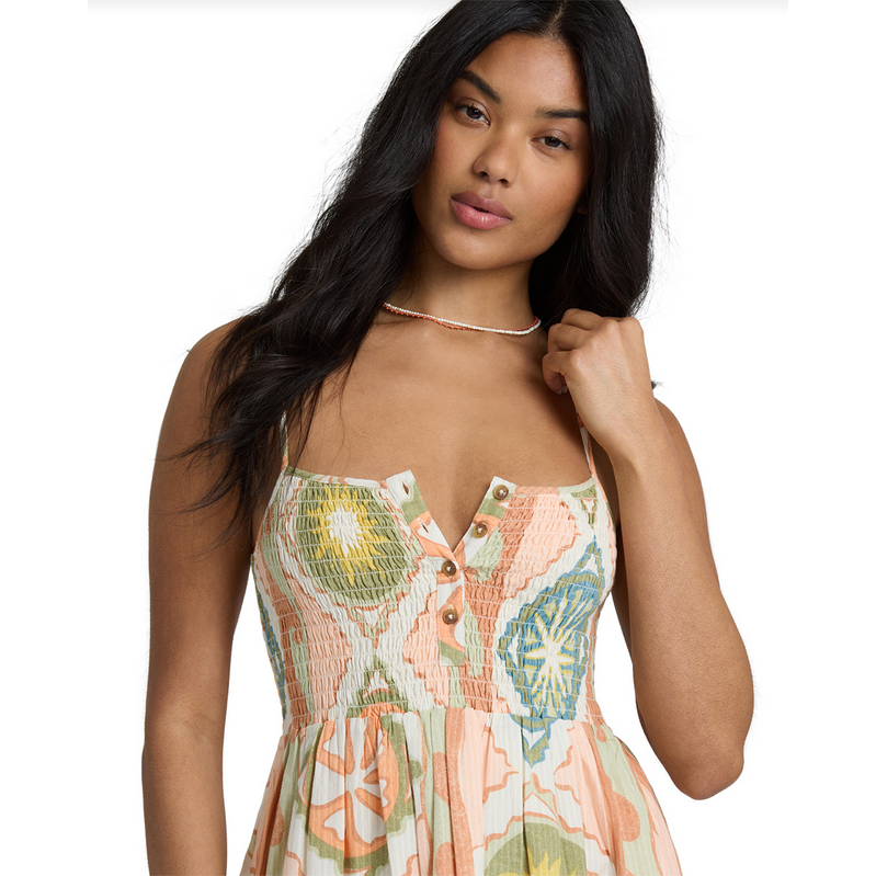 Billabong Fever Dream Midi Dress || White Cap